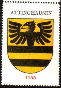 Attinghausen coat of arms with the year 1133