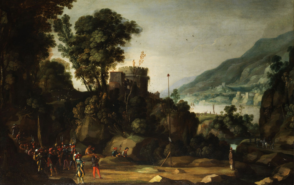 William Tell painting, possibly by Paul Bril